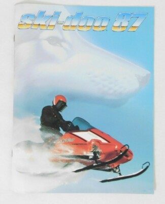 1987 Ski-Doo Snowmobile Full Model Line Up Sales Dealer Brochure Catalog Booklet