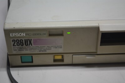 Vintage Epson PC-286UX Computer #W3188 | eBay