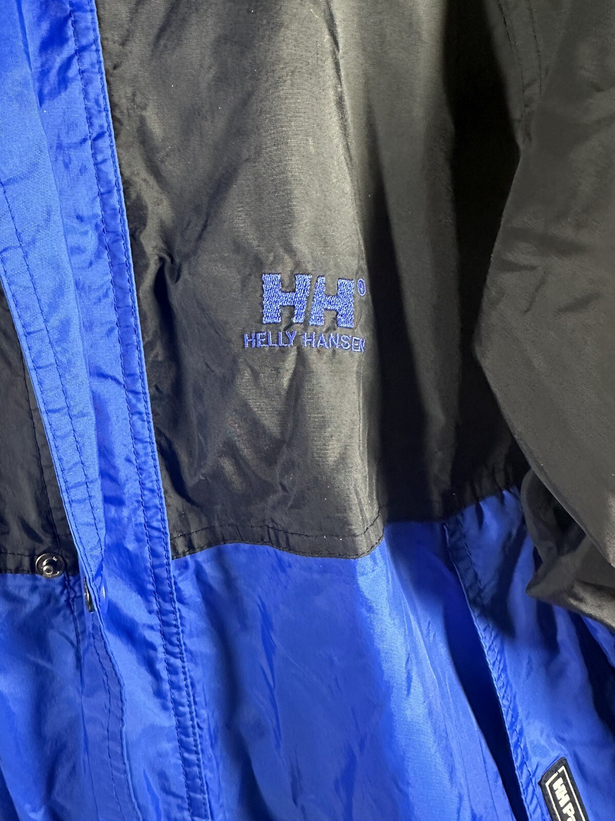 Helly Hansen Jacket Packable Nylon Black Windbrea… - image 2