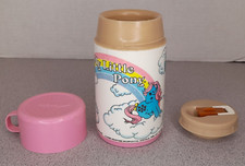 Fiambrera vintage 1983 My Little Pony MLP rosa Hasbro coleccionable termo Aladdin