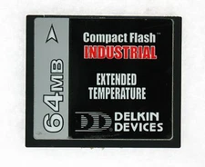 Delkin Devices 64MB Industrial Extended Temp CompactFlash  CFX064E121-DAAA000