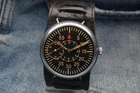 GERMAN PILOT observer b-uhr MILITARY WATCH WAR2 WW2 TYPE serviced working 4