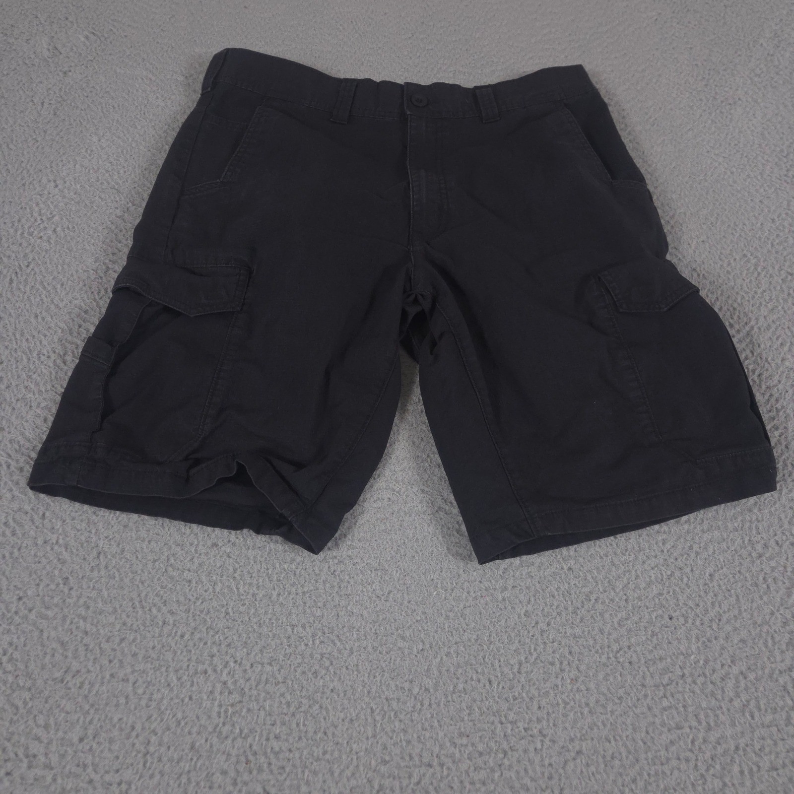 Dickies Shorts Mens 34 Black Cargo Temp-iQ Ripstop Cooling Work Utility Stretch