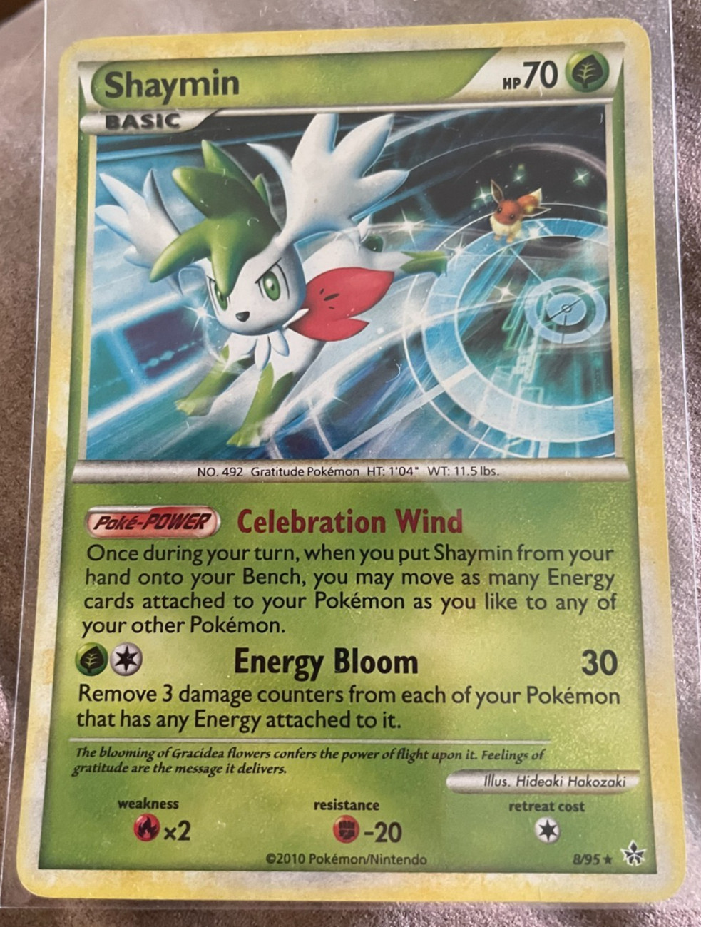 Shaymin 8/95 Unleashed 2010 Holo