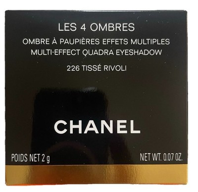 Chanel Les 4 Ombres 226 TISSÉ RIVOLI Multi-Effect Quadra Eyeshadow Quad Palette