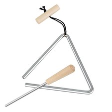 EASTROCK Triangle Instrument, Rhythm Steel Triangles Music Instrument 6 INCH