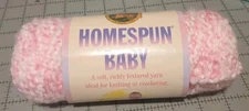 DISCONTINUED Lion Brand Yarn HOMESPUN BABY Carnation Pink