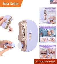 3 in 1 Portable Electric Nail Clipper with Light - Safe for All Ages