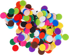 1 Inch Mixed Color Felt Circles 100pcs Craft DIY Sewing Scrapbooking