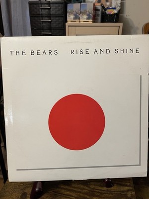 THE BEARS RISE AND SHINE VINYL LP 1988 PROMO. PRIMITIVE MAN IRS-42139