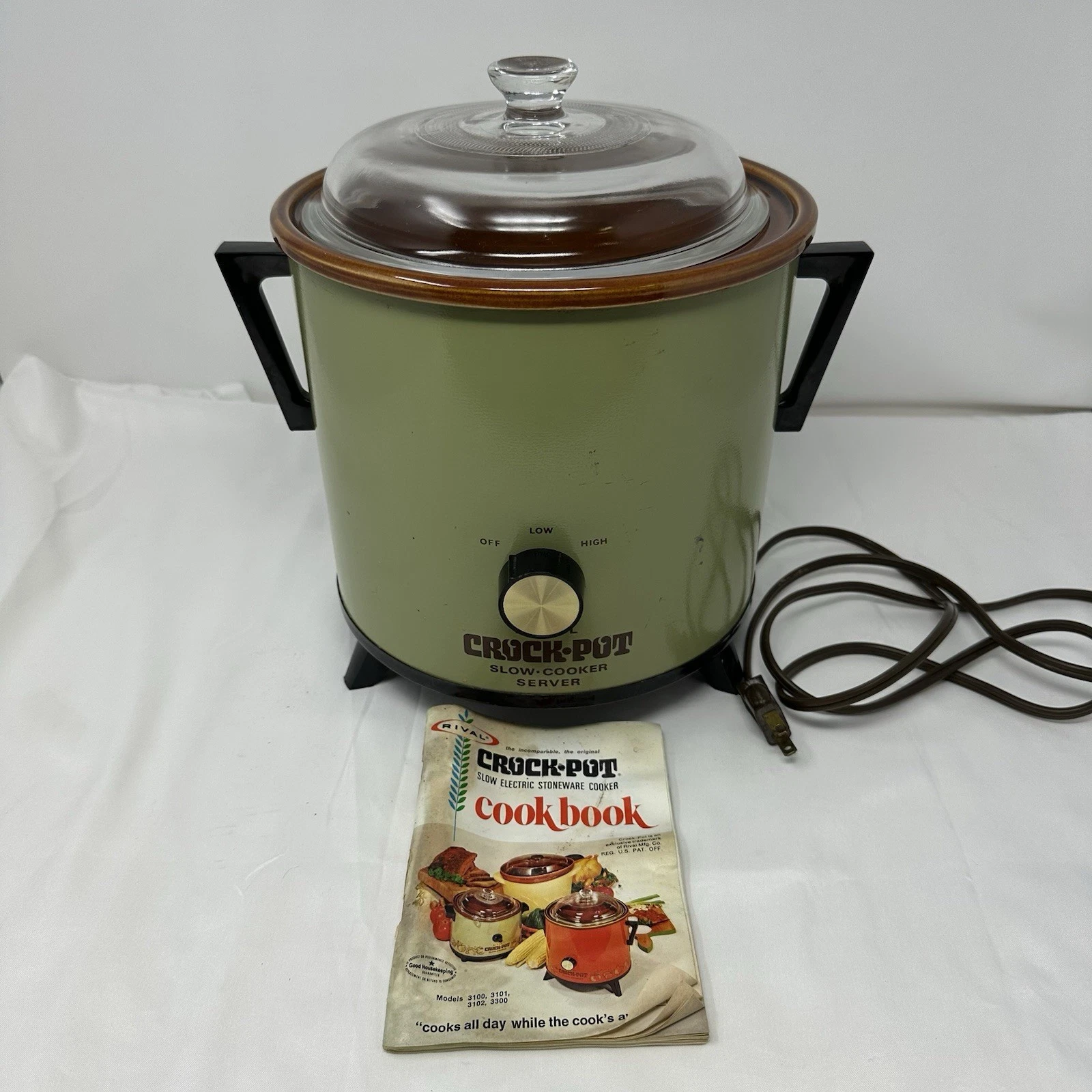 Rival Crock Pot Model 3101/2 Slow Cooker Avocado Green 3.5qt (Tested & Working)
Opens in a new windo