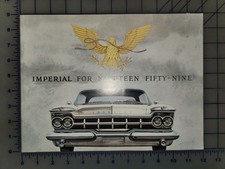 1959 Chrysler Imperial Brochure Original