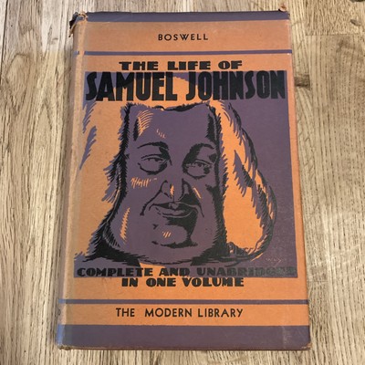 BOSWELL - The Life of Samuel Johnson L.L.D. (BODLEY - Modern Library) in one vol