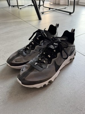 Nike React Element 87 anthrazit schwarz EU45 US11 UK10