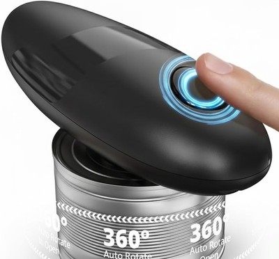 Electric Can Opener | Senior Friendly One-Touch Can Opener Device | Precise Cut