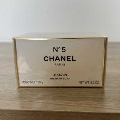 CHANEL N°5 Le Savon Duft Badeseife Bar 150g beige oval massiv Damen