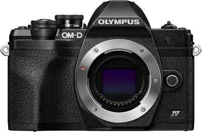 OM SYSTEM Olympus E-M10 Mark IV Black Micro Four Thirds System Camera 20MP Senso