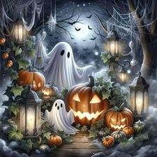 Halloween Diamond Art Kit for Beginners Adults 12.0 x 16.0 Inch