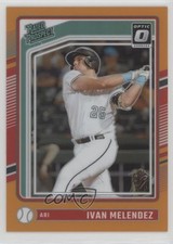 2024 Panini Donruss Optic Rated Prospects Orange Prizm 183/199 Ivan Melendez e6p