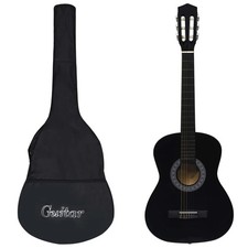 Gitarre Classic Anf&auml;nger mit Tas 3 4 36 Schwarz
