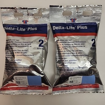 2 Delta Lite Plus Fiberglass Cast Tape, 2in. x 4yd. EXP 10-2028 Blue Label 