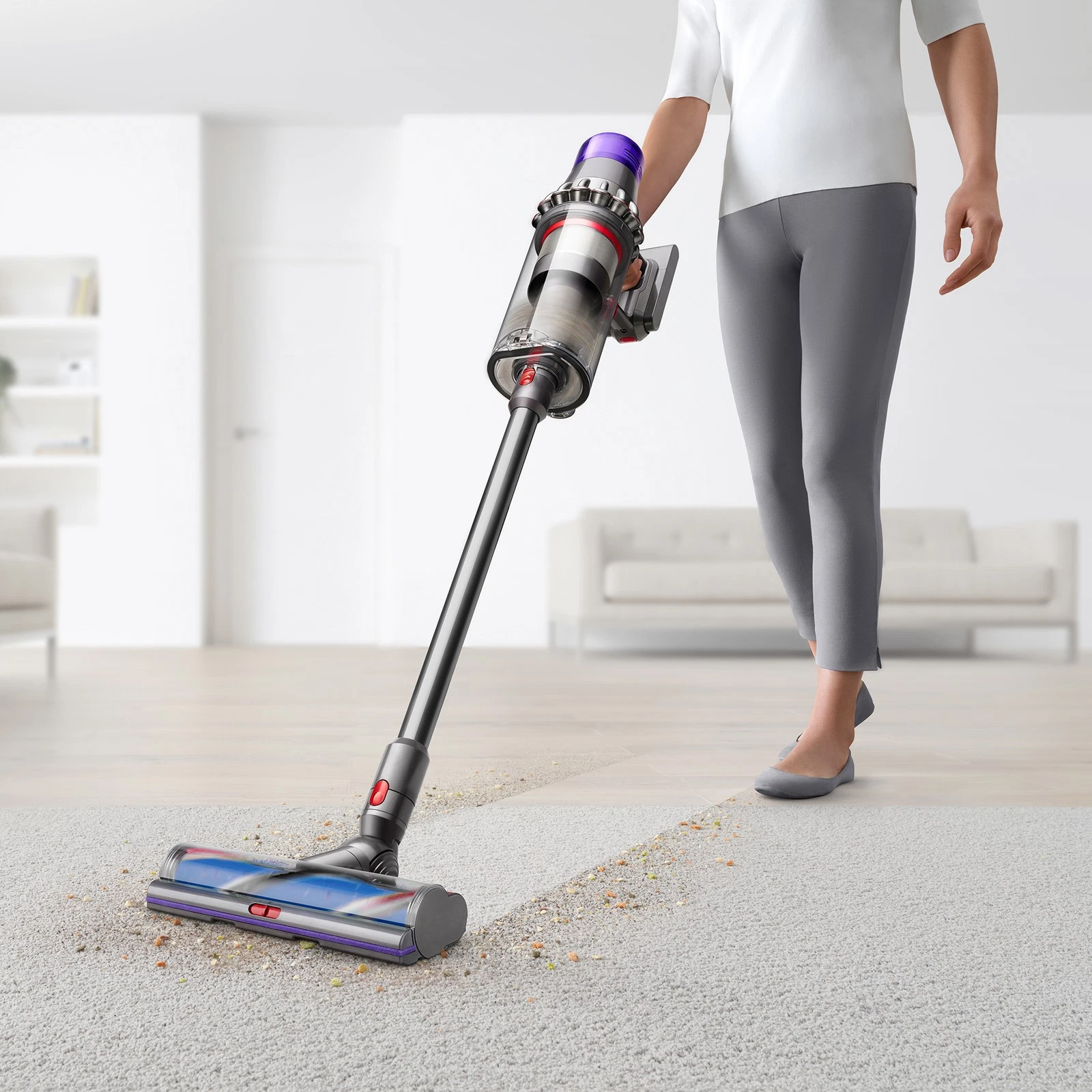 SV16 V11 Outsize Cordless Vacuum Cleaner | Nickel | Refurbished image 5