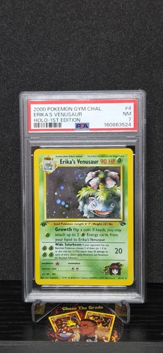 Erika's Venusaur (1st Edition) graded PSA 7 for sale on eBay