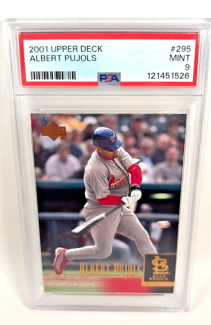 2001 Upper Deck Albert Pujols #295 PSA 9 - Fresh Grade