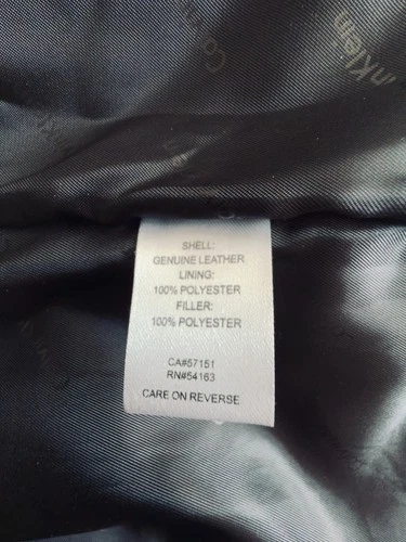 Calvin Klein Lambskin Leather Jacket Thinsulate Lined. Buttery Soft. Authentic! image 8