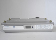 Audiovox CD player Under Cabinet Kitchen Radio AM/FM KCD3180 Spacemaker READ