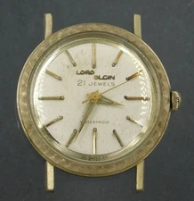 Lord Elgin watch 21 jewel runs great 1960s k49