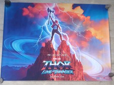 THOR - LOVE & THUNDER Original Quad Cinema Poster 2022 - CHRIS HEMSWORTH