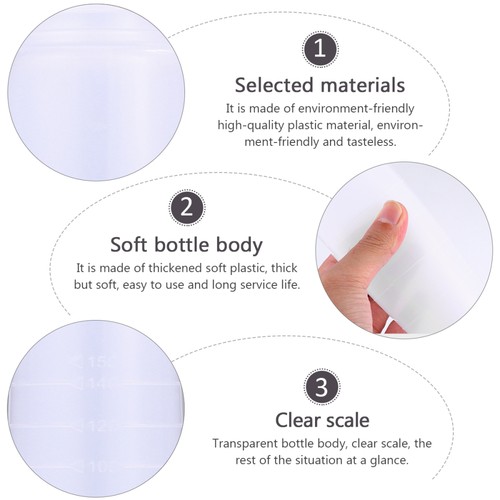 Paquete de 4 botellas aplicadoras de color de cabello botella exprimidora para botella aplicadora de cabello - Imagen 6 de 12