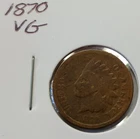 1870 VG Indian Head Cent