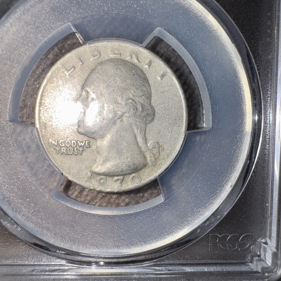 MINT ERROR 1979-D 25c Struck On 10c Stock 4.29g Vf35 - Image 2 of 4