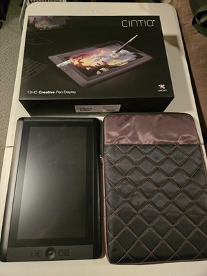 Wacom DTK-1300 Cintiq 13HD Creative Pen Display Tablet With Case