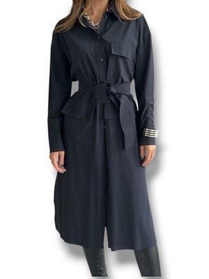 Max Mara  Weekend  Intrend Kleid Dunkelblau Gr.S NP: 205,00