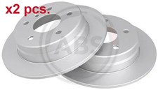 X2 PCS REAR BRAKE DISC ROTOS X2 PCS SET 17366 A.B.S. I