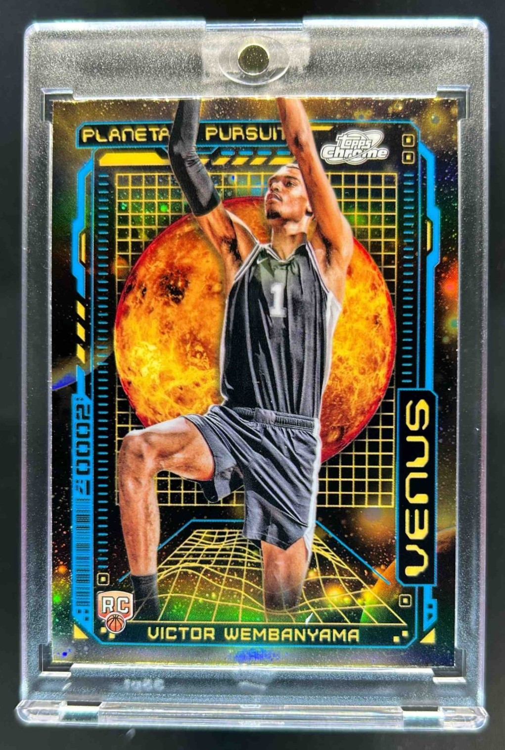 2023-24 Topps Cosmic Chrome Victor Wembanyama Planetary Pursuit SP Venus RC PPV9