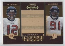 2007 Playoff Contenders Draft Class Gold 228/250 Amobi Okoye Jacoby Jones 0f6