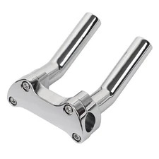 6" Pullback Handlebar Riser Top Clamp For Harley 1" Bar Sportster 883 1200 Dyna