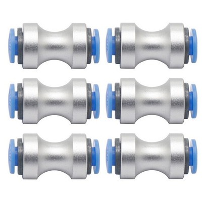6 Stück Zulaufschlauchverbinder für Bambu Lab P1P P1S X1 X1C X1E für 3D Druck