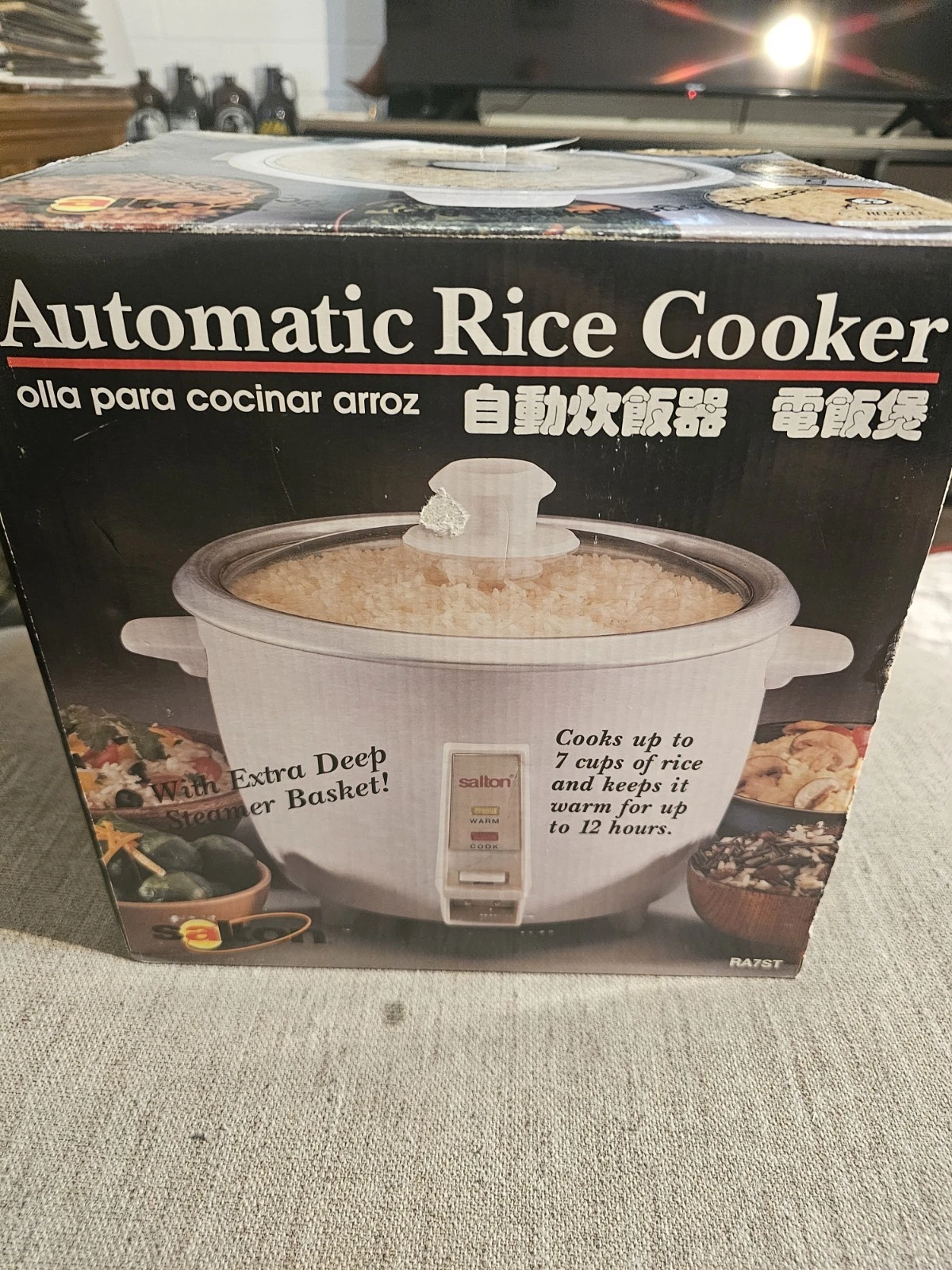 Vintage Salton Rice Cooker RA-3 Automatic New Open Box Complete