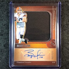 2025 Silhouette Football BRADY QUINN Silhouette Jersey Auto 177/199