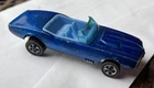 1968 Hot Wheels Redline Custom Firebird ~ Early Run Blue on Blue ~ Painted Motor