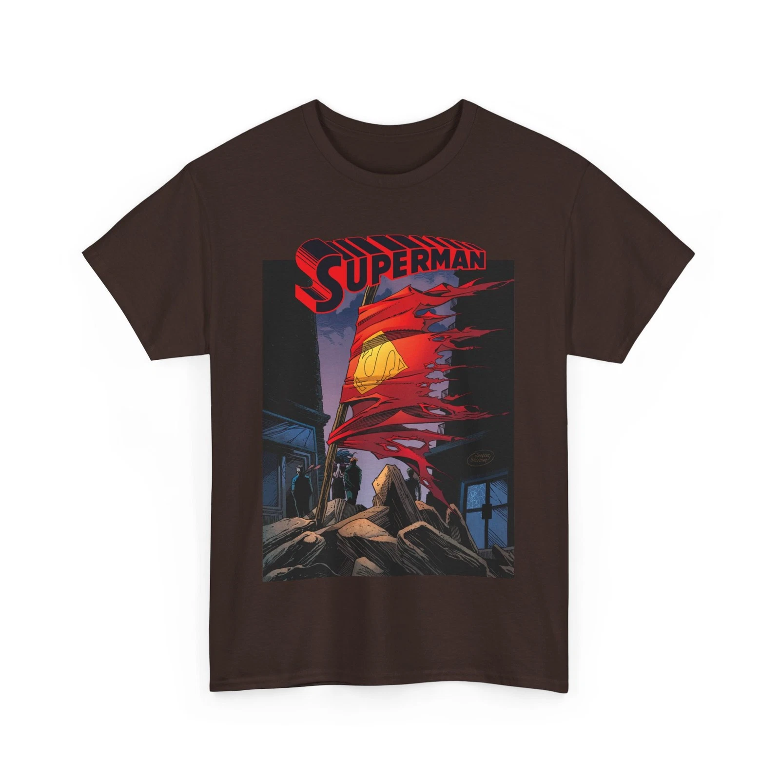 Death of Superman T-Shirt - DC Comics - Superman 75 - Doomsday Battle