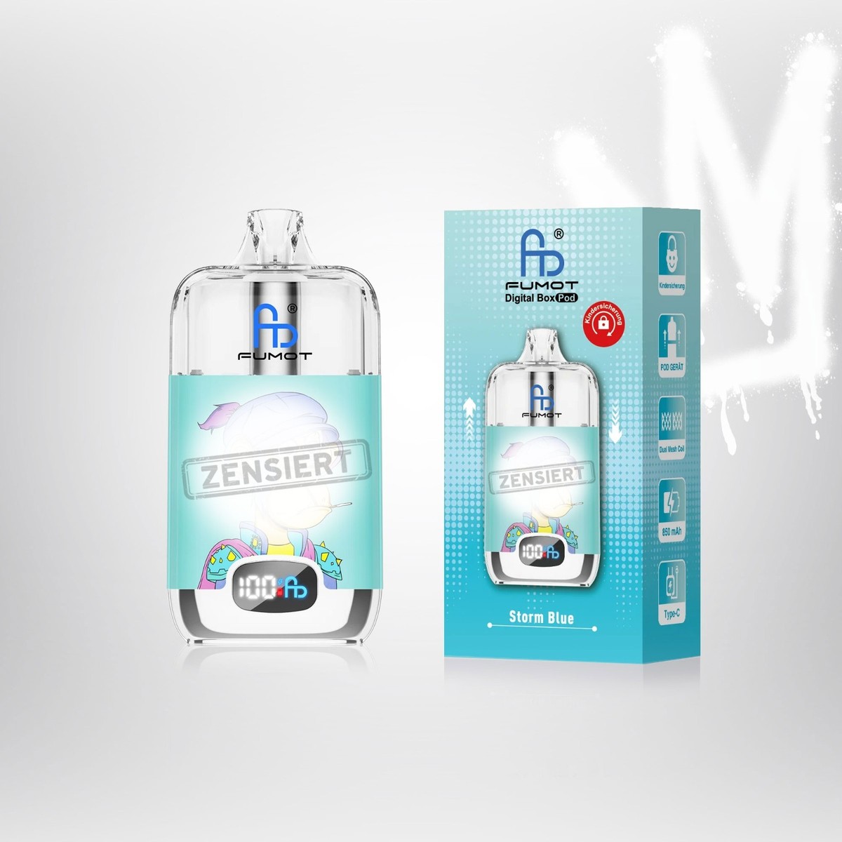 RandM Tornado Box Pod 12000 Basisgert E-Zigarette Vape E-Liquid 10ml | eBay .de