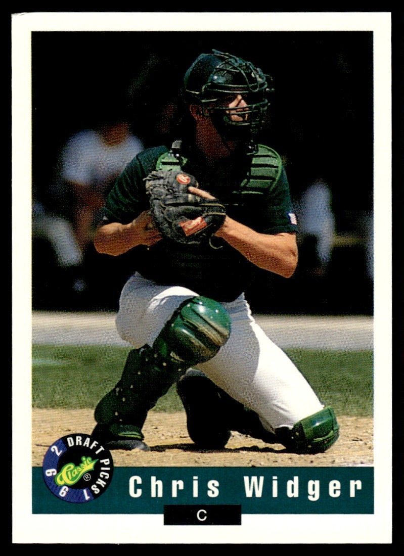 1992 Classic Draft Picks Chris Widger Seattle Mariners #60