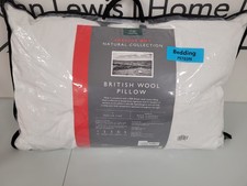John Lewis Natural Collection British Wool Standard Pillow Medium Firm