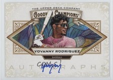 2025 Upper Deck Goodwin Champions Horizontal Yovanny Rodriguez #HA-YR Auto z7d
